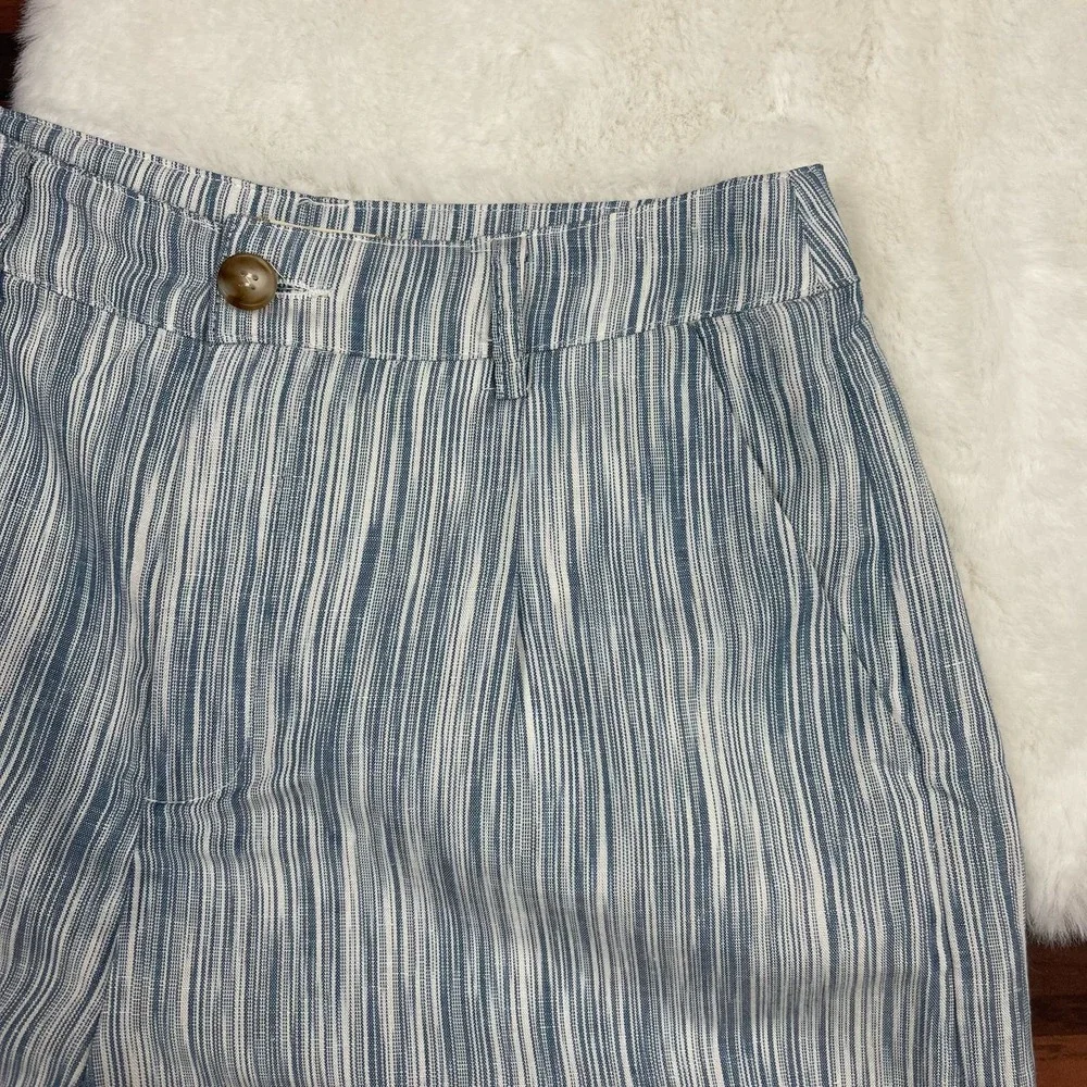 Altar'd State Blue White High‎ Rise Shorts Womens Small